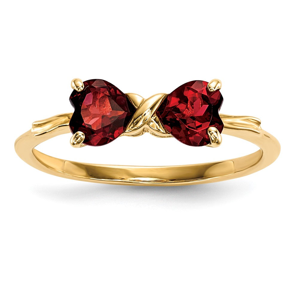 Gemstone Bow Ring