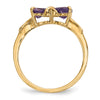 Gemstone Bow Ring