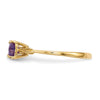 Gemstone Bow Ring