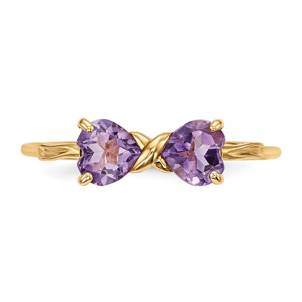 Gemstone Bow Ring