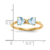 Gemstone Bow Ring