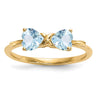 Gemstone Bow Ring