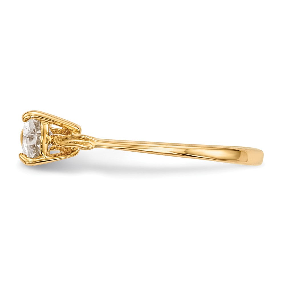 Gemstone Bow Ring