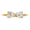 Gemstone Bow Ring