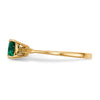 Gemstone Bow Ring