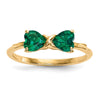Gemstone Bow Ring