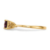 Gemstone Bow Ring