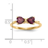 Gemstone Bow Ring