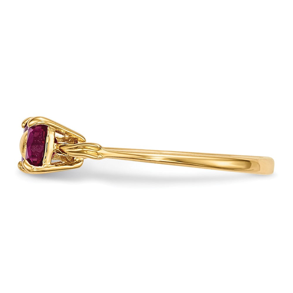 Gemstone Bow Ring