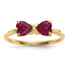 Gemstone Bow Ring