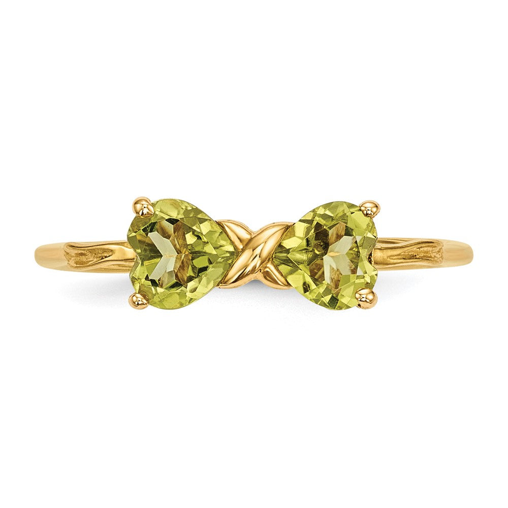 Gemstone Bow Ring