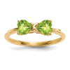 Gemstone Bow Ring