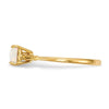 Gemstone Bow Ring