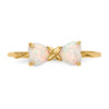 Gemstone Bow Ring