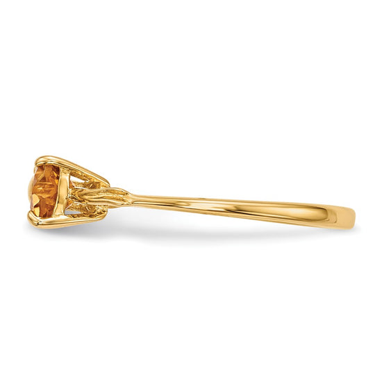 Gemstone Bow Ring