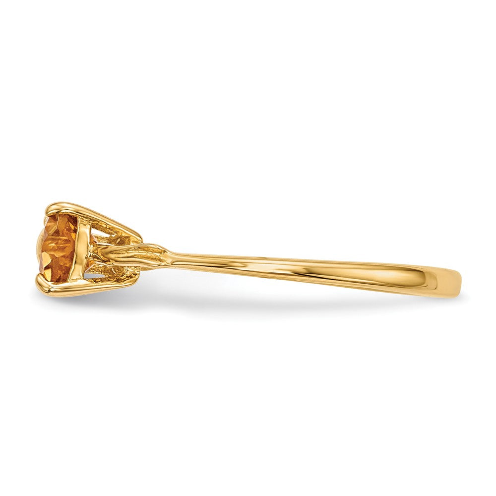 Gemstone Bow Ring