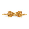 Gemstone Bow Ring
