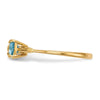 Gemstone Bow Ring