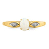 14k Opal and Diamond Ring