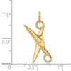 14k 3-D Moveable Scissors Charm