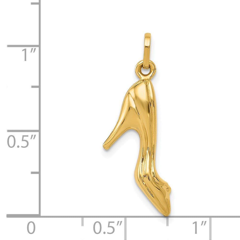 14K 3-D High Heel Shoe Charm