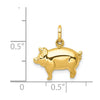 14k Pig Charm