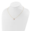 14k Polished Red and Black Enameled Ladybug 17 inch Necklace Plus 1 inch Extender