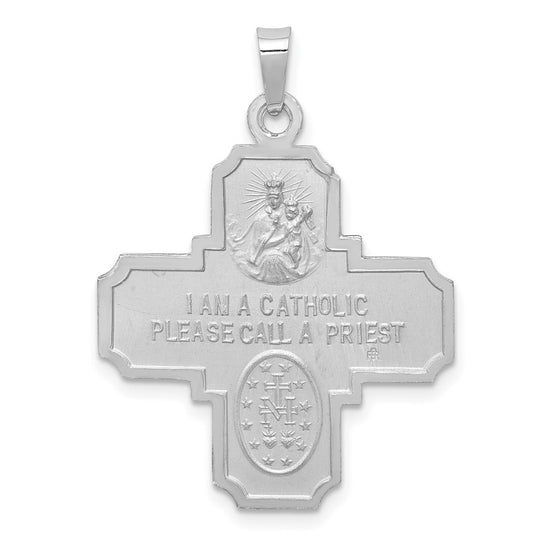 Gold Four Way Medal Pendants