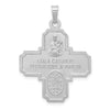 Gold Four Way Medal Pendants