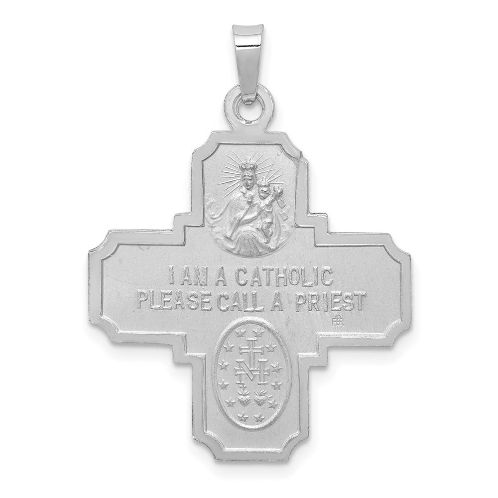 Gold Four Way Medal Pendants