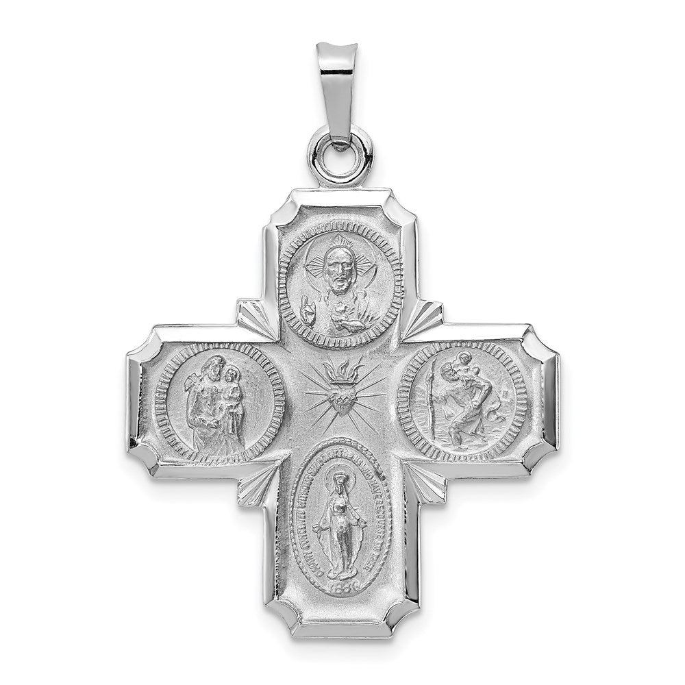 Gold Four Way Medal Pendants