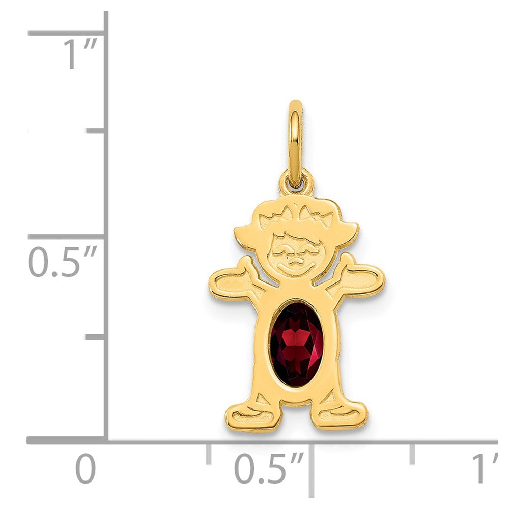 Birthstone Girl Charms