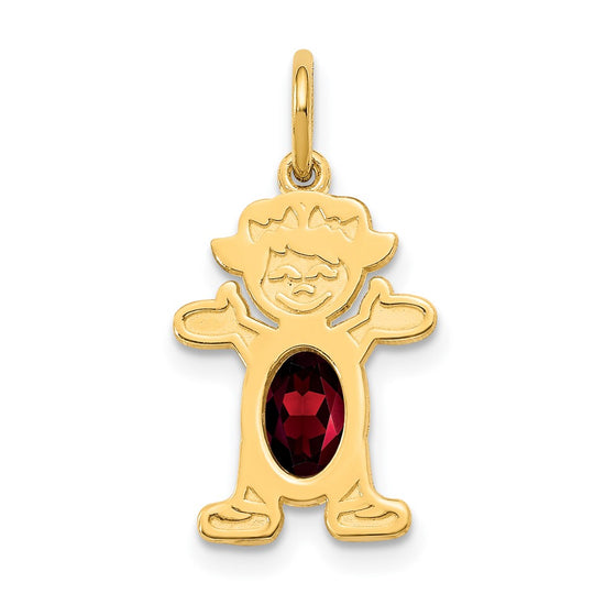 Birthstone Girl Charms