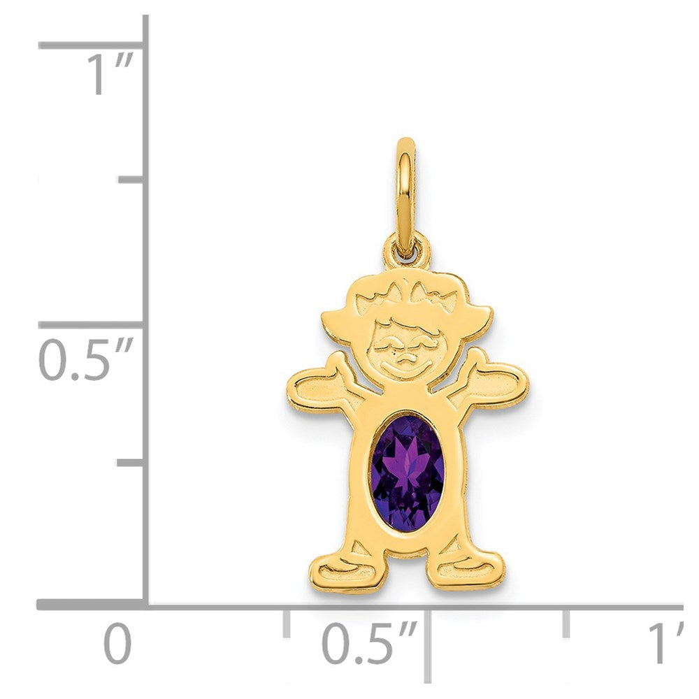 Birthstone Girl Charms