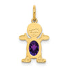 Birthstone Boy Charms