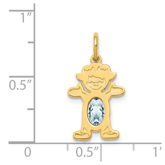 Birthstone Girl Charms