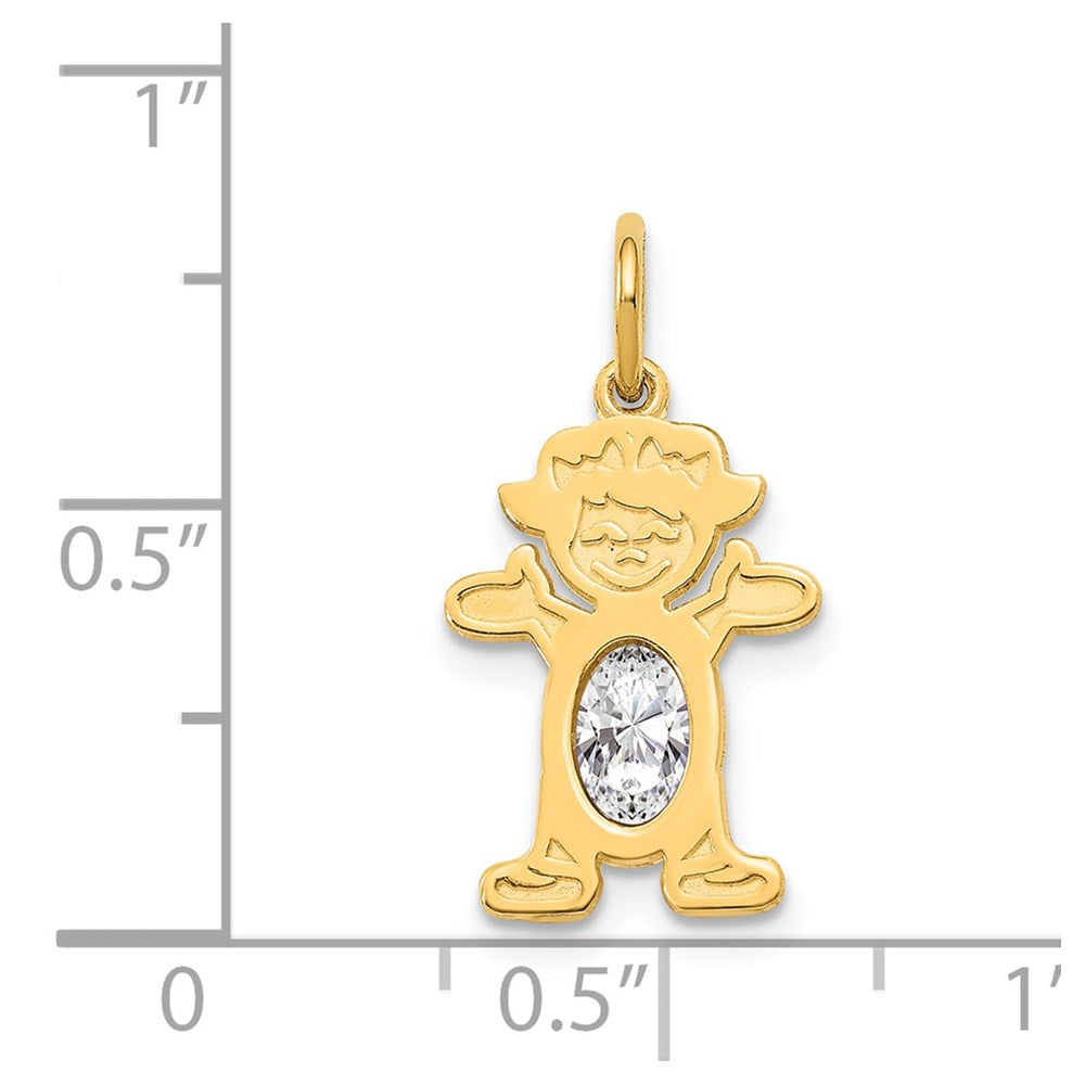Birthstone Girl Charms