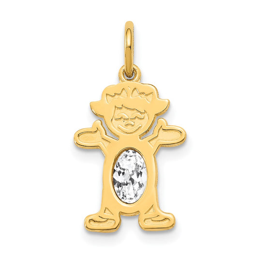 Birthstone Girl Charms