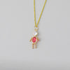 14K 18 inch .8mm Diamond-cut Cable with Lobster Clasp Chain