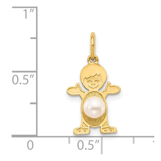 Birthstone Boy Charms
