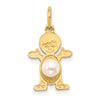 Birthstone Boy Charms