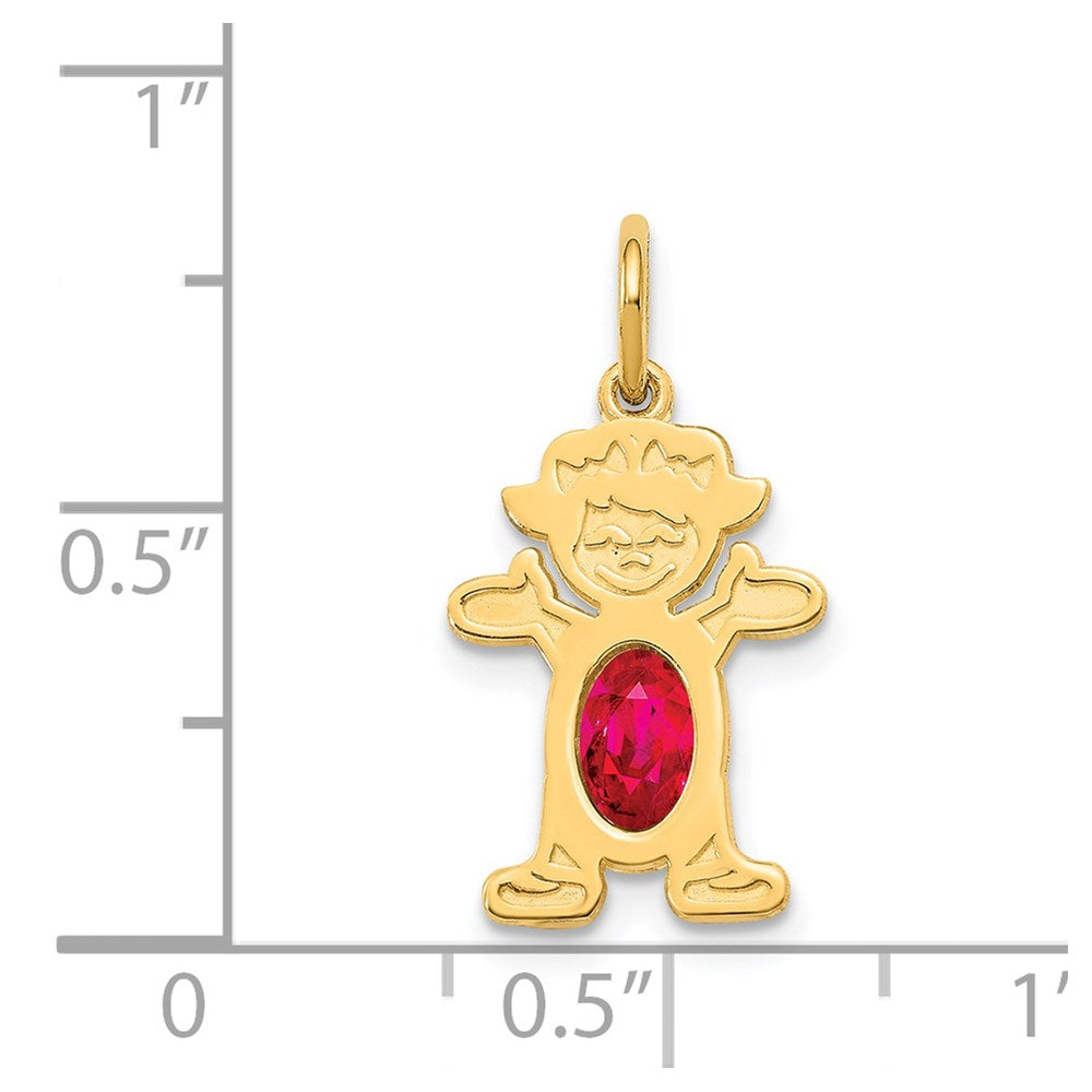 Birthstone Girl Charms