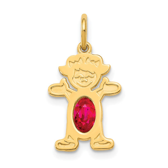 Birthstone Girl Charms