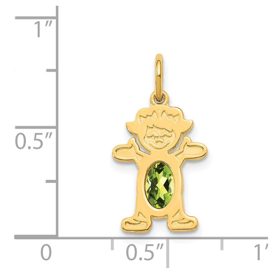 Birthstone Girl Charms