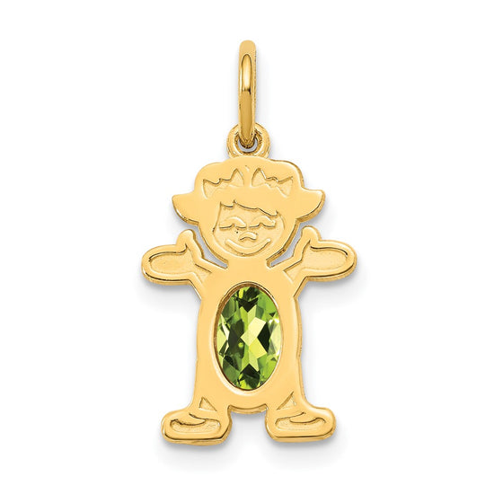 Birthstone Girl Charms