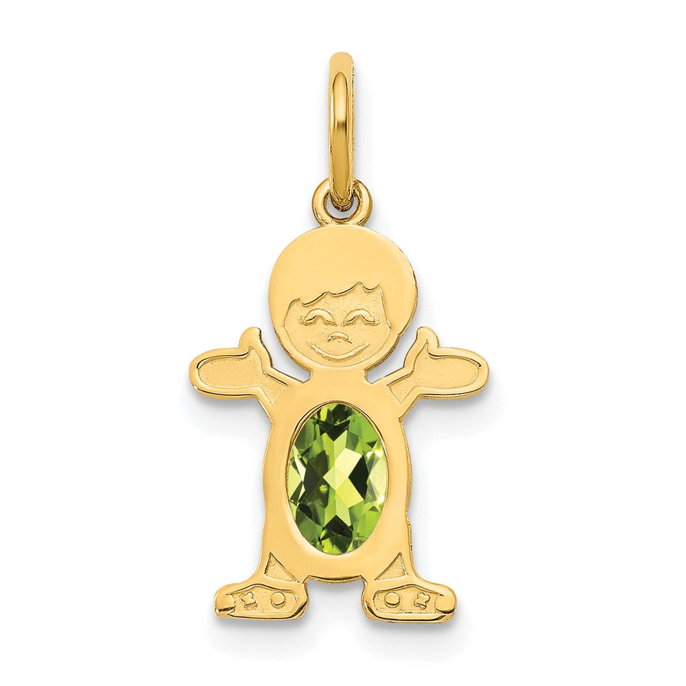 Birthstone Boy Charms