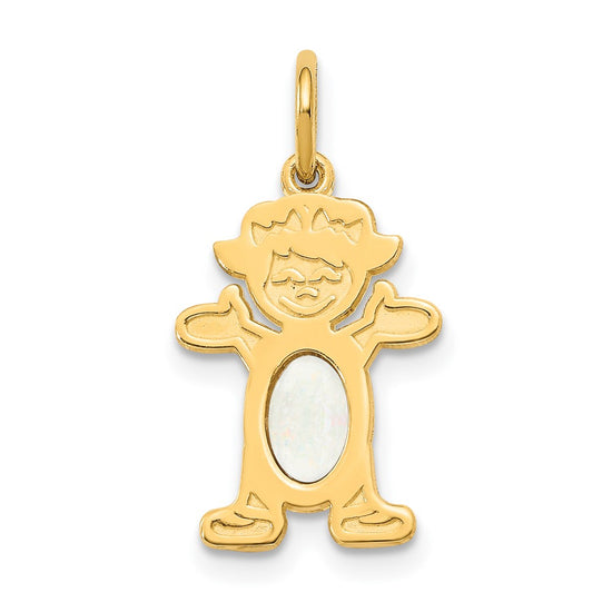 Birthstone Girl Charms