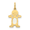 Birthstone Boy Charms