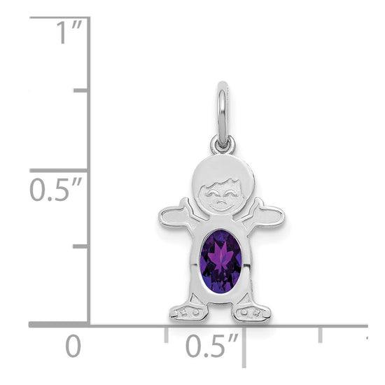 Birthstone Boy Charms