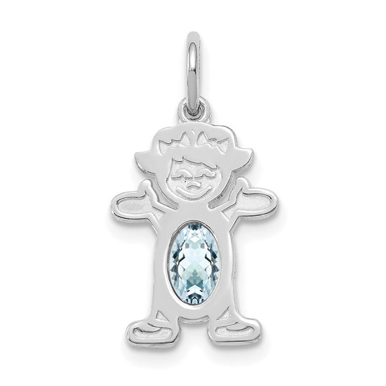Birthstone Girl Charms